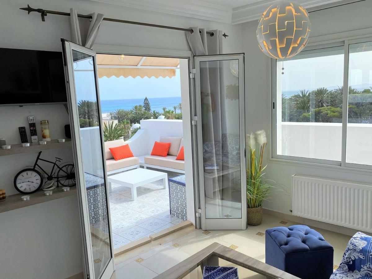האממט Roof Top Pied Dans L'Eau Panoramic View, 80 Meters From Seaside מראה חיצוני תמונה
